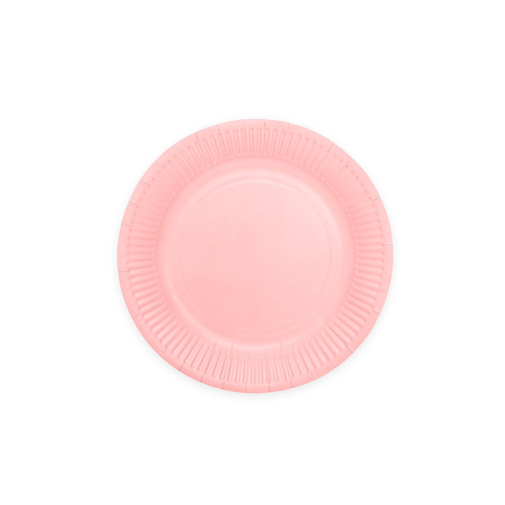 Papptallerkener – Rosa – 18 cm – 20-pakning – Papirtallerkener, Borddekking