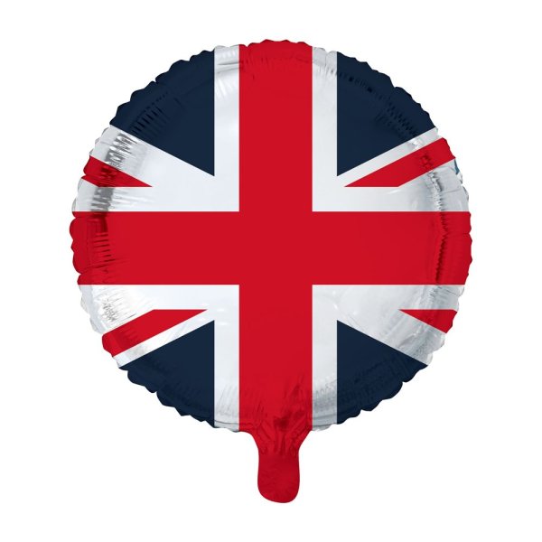 Folieballong - Union Jack - 45 cm Folieballong - Union Jack - 45 cm