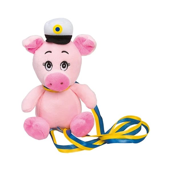Studentbamse - Gris - 18 cm - Studentdyr, Student