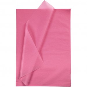 Silkepapir - 10 ark - Rosa Silkepapir - 10 ark - Rosa