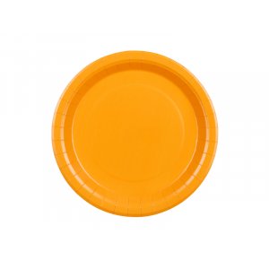 Papirtallerkener - Lys oransje Papirtallerkener - Lys oransje