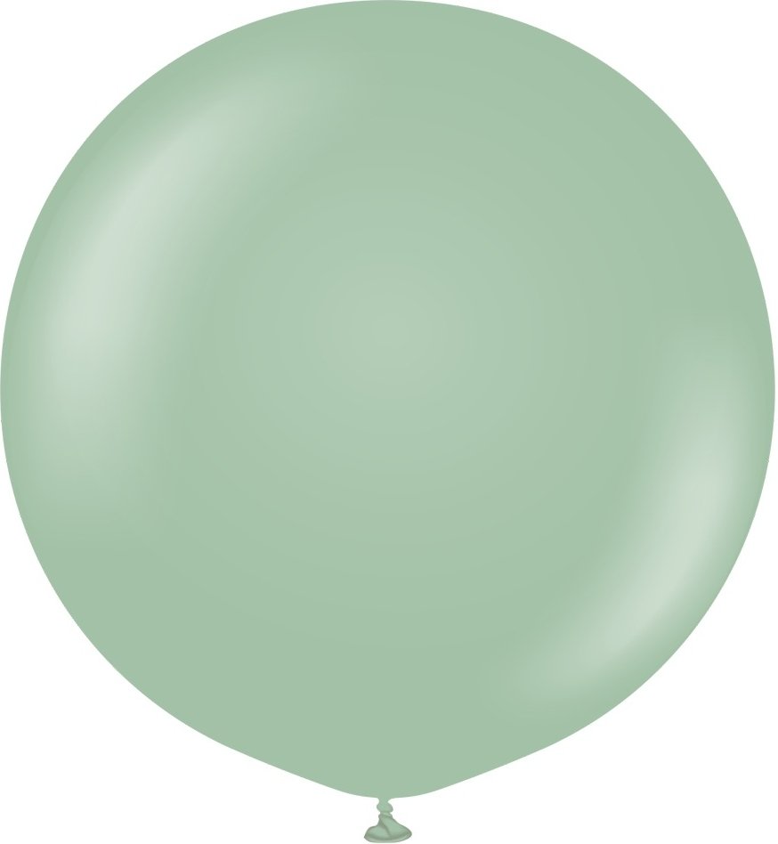 Ballonger ensfargede - Premium 60 cm - Vintergrønn - 2-pakning - Kjempeballonger, Ballonger