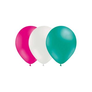 Ballonger - Mix - Magenta/Hvit/Sjøgrønn - 15-pakning Ballonger - Mix - Magenta/Hvit/Sjøgrønn - 15-pakning