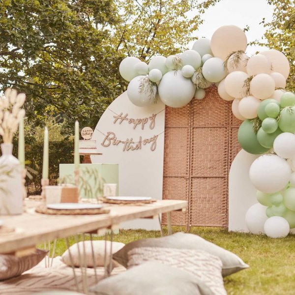 Papptallerkener - Terrazzo - 8-pakning