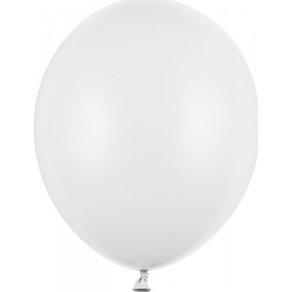 Pastellballonger - Premium 27 cm - Hvite - 10-pakning Pastellballonger - Premium 27 cm - Hvite - 10-pakning