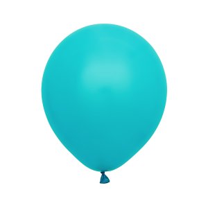 Ballonger ensfarget - Premium 45 cm - Turkis - 5-pakning Ballonger ensfarget - Premium 45 cm - Turkis - 5-pakning
