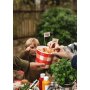 Snackbegre - Rutete - 2-pakning - 14 cm