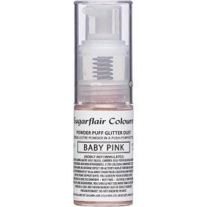 Spiselig glitterspray - Rosa - Sugarflair - 10 g Spiselig glitterspray - Rosa - Sugarflair - 10 g