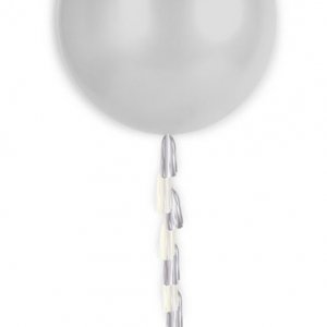 Ballongdusk - Slv/Hvit