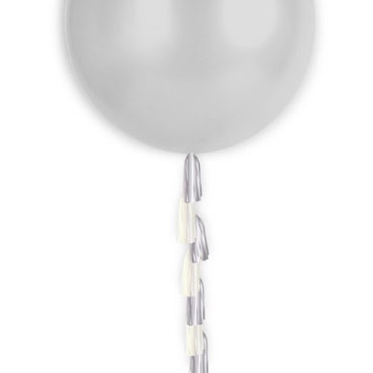 Ballongdusk - Sølv/Hvit Ballongdusk - Sølv/Hvit