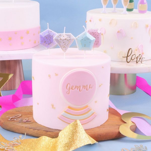 Kakelys - Diamanter - 4 stk