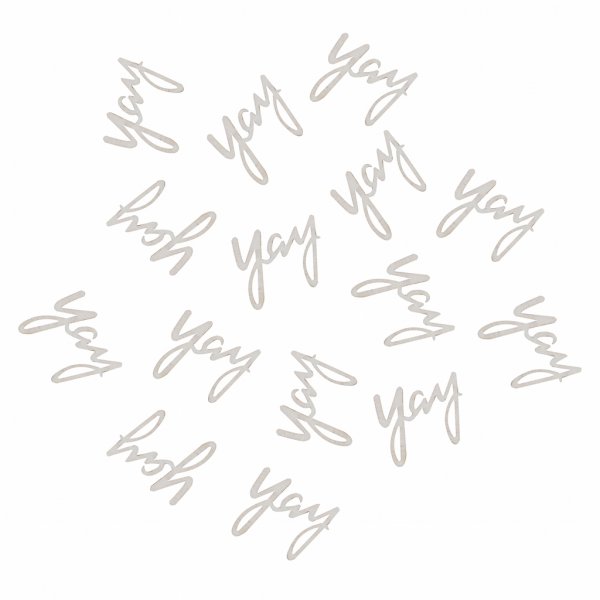 Konfetti - Tre - Yay - 25 stk