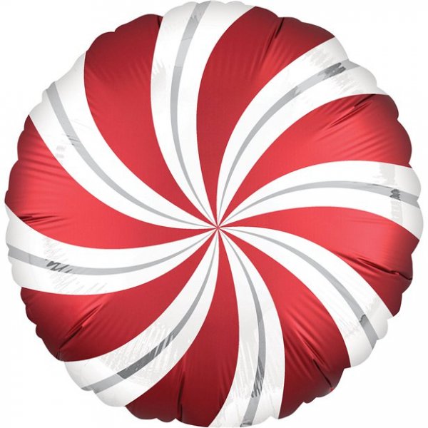 Folieballong - Virvel - Rød Folieballong - Virvel - Rød