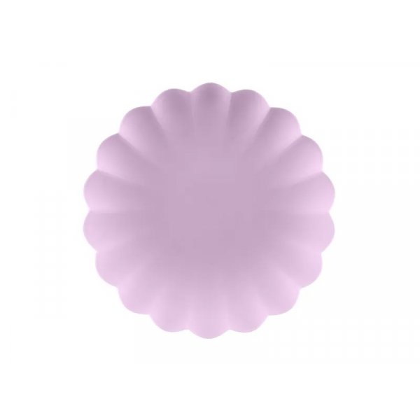 Gjenbrukbare tallerkener - Lilla - 4-pakning