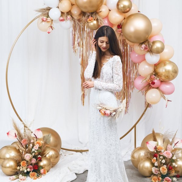 Kromballonger - 60 cm - Gull Kromballonger - 60 cm - Gull