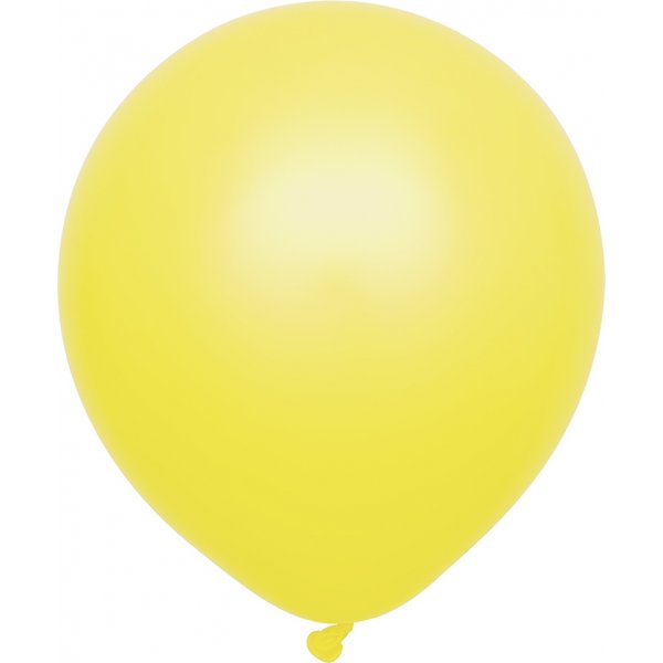 Ballonger ensfarget - Premium 45 cm - Gul Ballonger ensfarget - Premium 45 cm - Gul