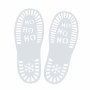Julenissens fotavtrykk - sjablong