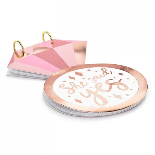 Gjestebok - Forlovelsesring - Hun sa ja Gjestebok - Forlovelsesring - Hun sa ja