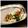 Ovala serveringsfat - 3-pack - Silver
