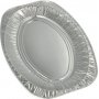 Ovala serveringsfat - 3-pack - Silver