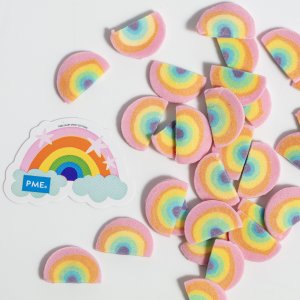 Strøssel - Regnbuer - Pastell - PME - 25 g Strøssel - Regnbuer - Pastell - PME - 25 g