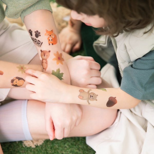 Tatoveringer - Skogens venner - 20 stk