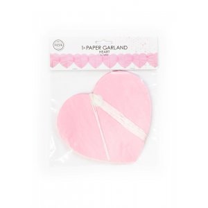 Girlander - Hjerter - Lys rosa - 6 m Girlander - Hjerter - Lys rosa - 6 m