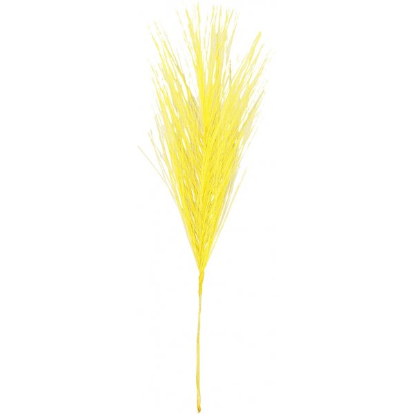 Kunstige fjær - gule - L: 15 cm - B: 8 cm - 10 stk Kunstige fjær - gule - L: 15 cm - B: 8 cm - 10 stk