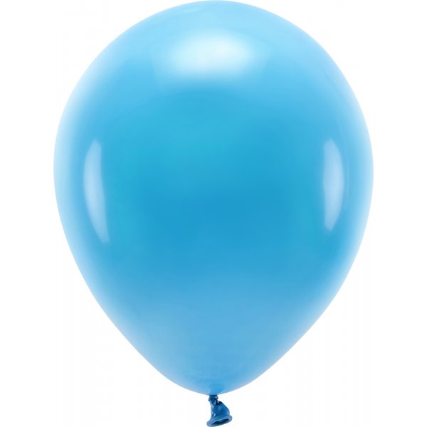 Ensfargede ballonger - Øko 30 cm - Turkis - 10-pakning Ensfargede ballonger - Øko 30 cm - Turkis - 10-pakning