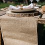 Jute bordl�per - Naturfarget - 28 cm x 5 m