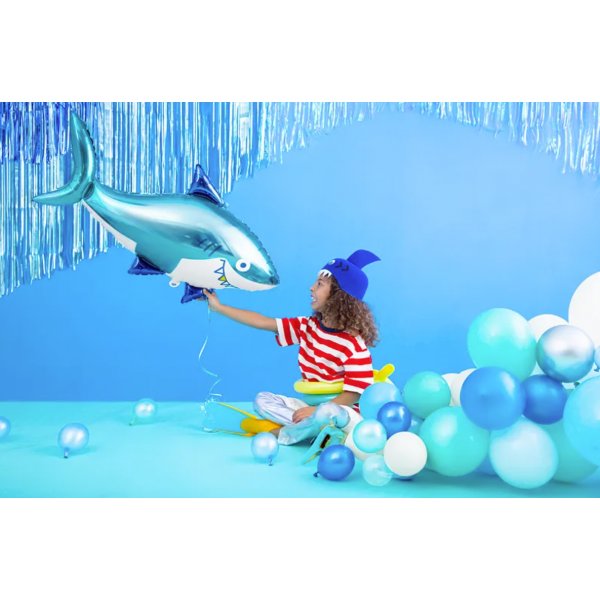 Folieballong - Haj/Hai - 102 x 62 cm Folieballong - Haj/Hai - 102 x 62 cm