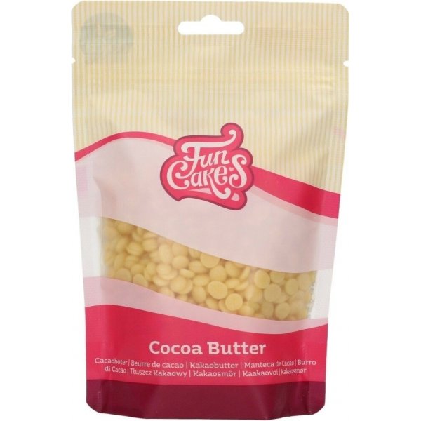 Kakaosmør - Dråper - Funcakes - 200 g Kakaosmør - Dråper - Funcakes - 200 g