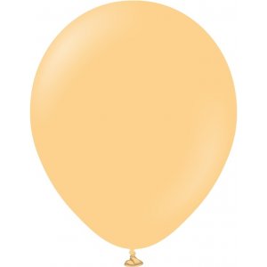 Ballonger ensfarget - Premium 30 cm - Fersken