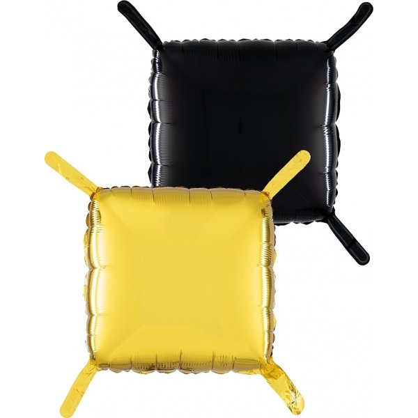 Puteballonger - Gull og svart 47 cm Puteballonger - Gull og svart 47 cm