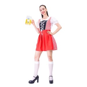 Kjole - Oktoberfest - Rød Kjole - Oktoberfest - Rød
