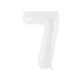 Tallballonger - Hvite - 86 cm - 2 stk Tallballonger - Hvite - 86 cm - 2 stk