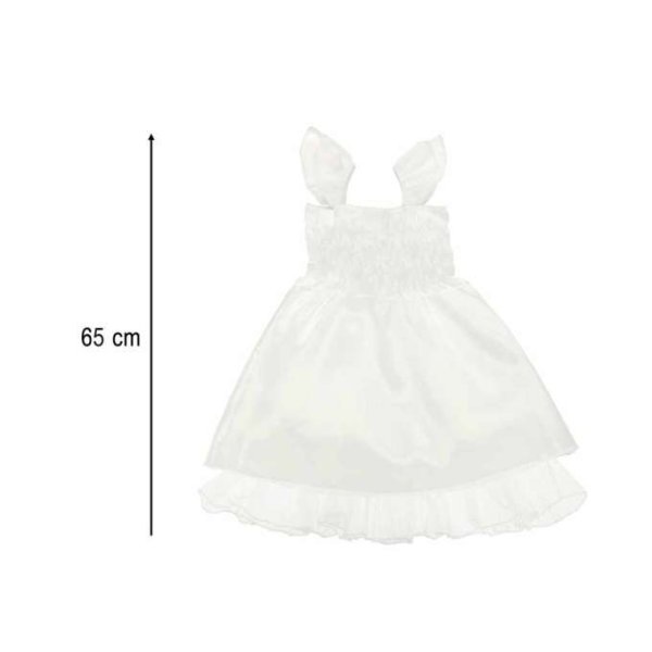 Englekostyme 3 deler Barnestørrelse M 110-120 cm Hvit/Sølv Englekostyme 3 deler Barnestørrelse M 110-120 cm Hvit/Sølv