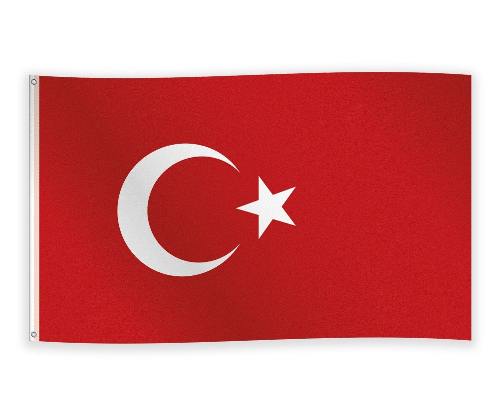 Flagg – Tyrkia – 150 x 90 cm – Kalkun, Land