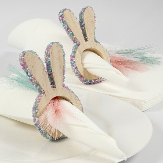 Serviettringer - 2-pakning - Pskeharer