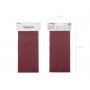 Stoff - Mørkerød Stoff - Mørkerød