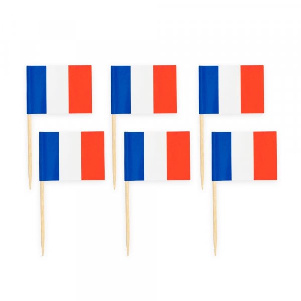 Partypicks - Frankrike - 50-pakning Partypicks - Frankrike - 50-pakning