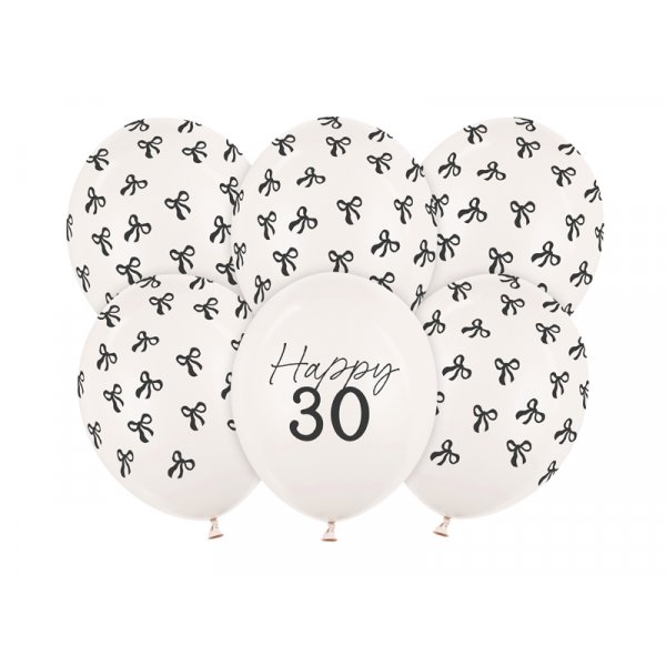Ballonger - Pastellhvite - 30 stk Ballonger - Pastellhvite - 30 stk