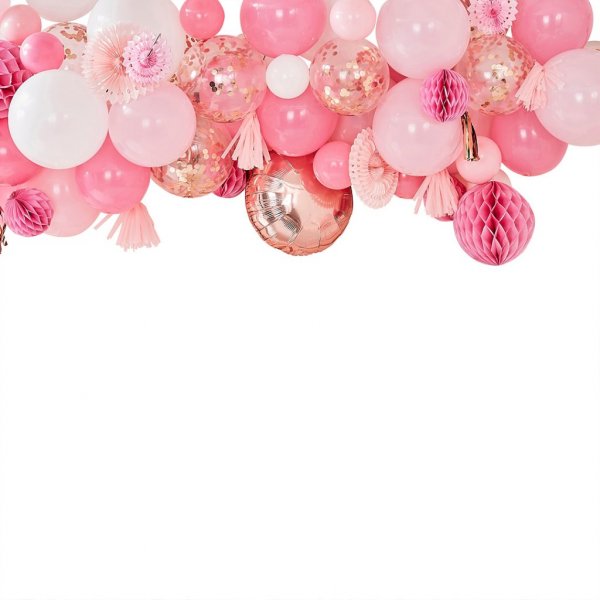 Ballongbuesett - Med dusker - Blush Ballongbuesett - Med dusker - Blush