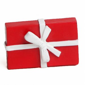 Julenissetilbehr - Liten rd julegave