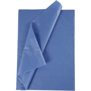 Blått silkepapir Blått silkepapir