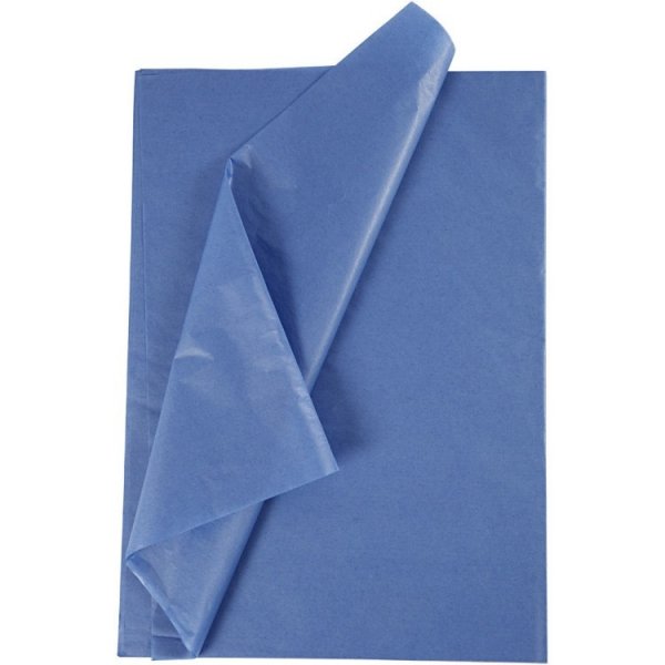Blått silkepapir Blått silkepapir