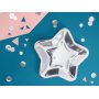 Papirtallerkener - Stjerne - Sølv - 6-pakning Papirtallerkener - Stjerne - Sølv - 6-pakning