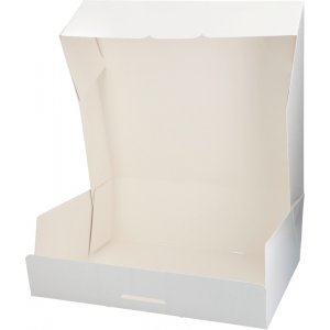 Kakeboks - Hvit - 35x35x12 cm