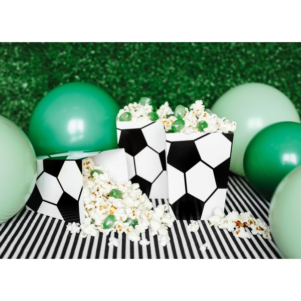 Popcornbokser - Fotball - 6-pakning Popcornbokser - Fotball - 6-pakning
