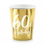 Pappmuggar - Guldmetallic - 60